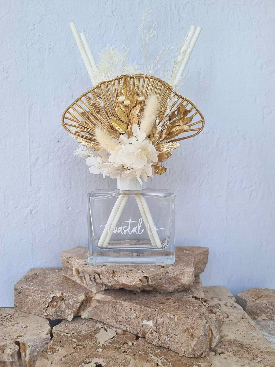 'Gold Gingko' Floral Reed Diffuser